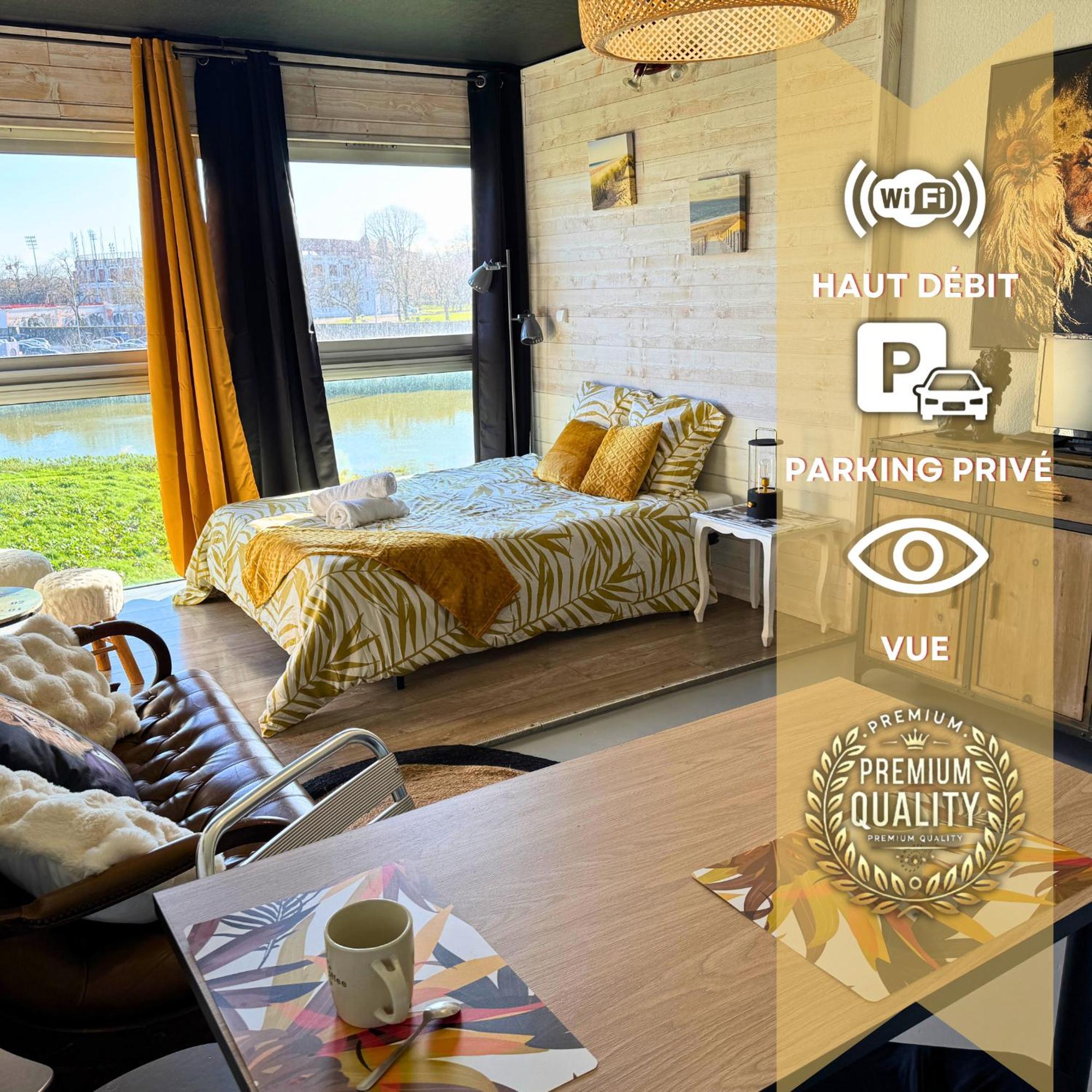 Majestic - Wifi - Parking - Vue Apartment Dax Luaran gambar